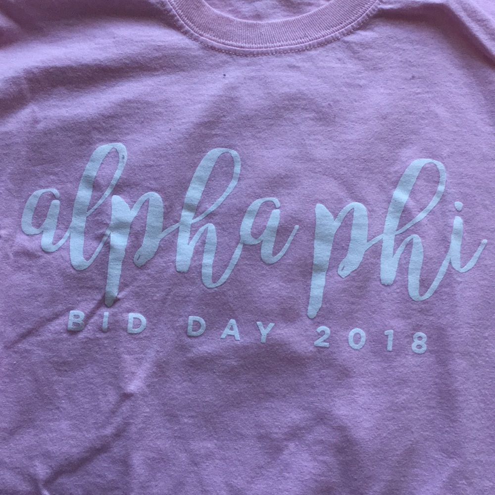 Pink alpha phi longsleeve